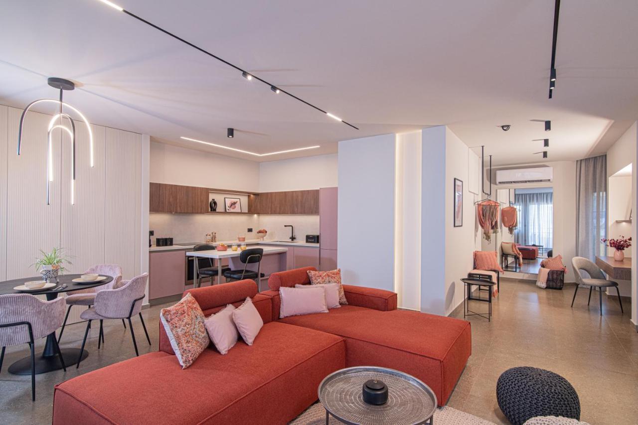 The Pink Penthouse Apartment Heraklion  Bagian luar foto