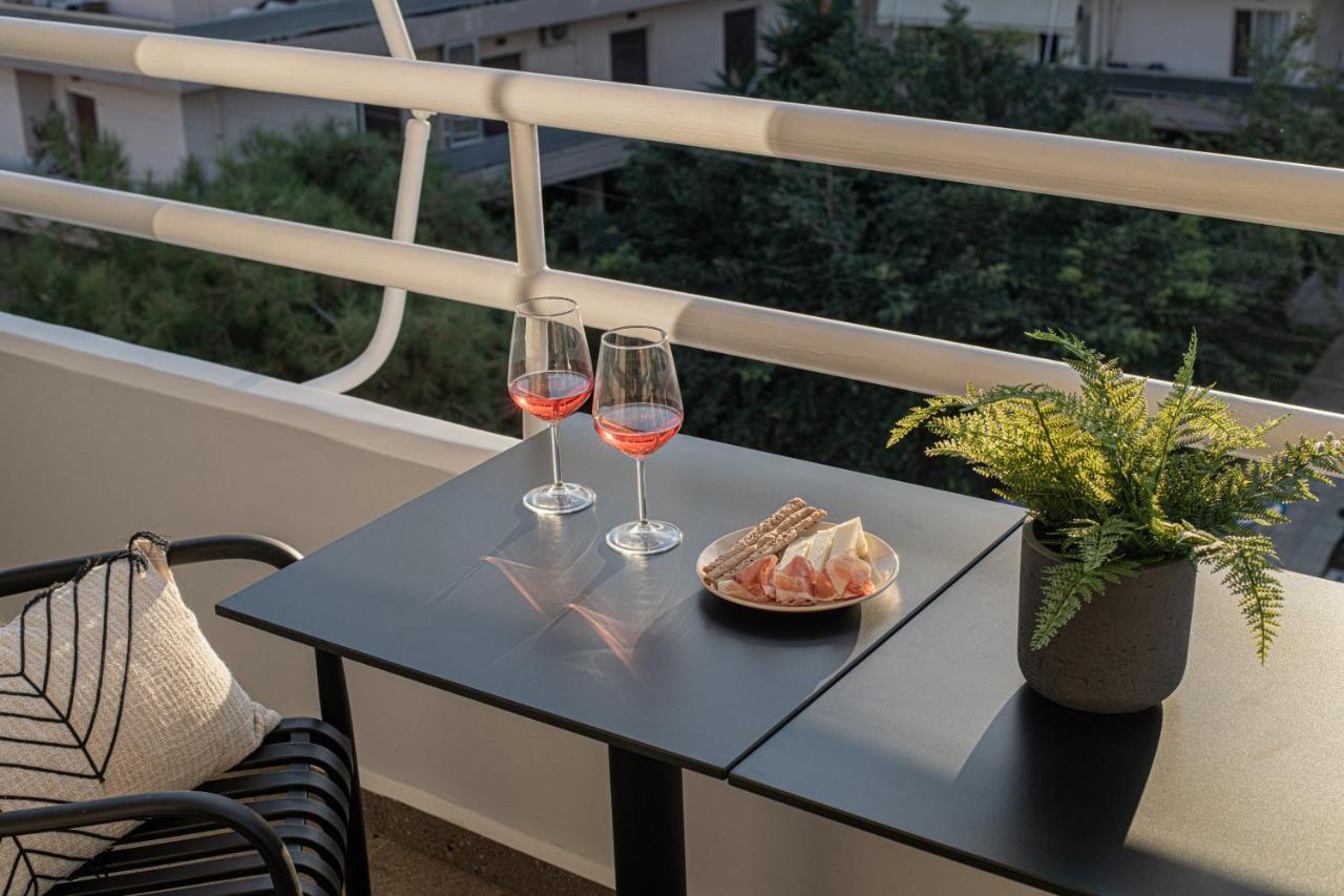 The Pink Penthouse Apartment Heraklion  Bagian luar foto