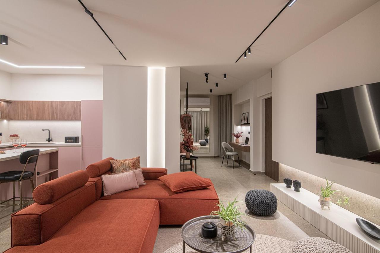 The Pink Penthouse Apartment Heraklion  Bagian luar foto