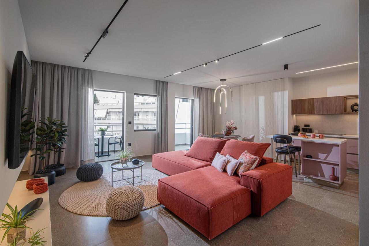The Pink Penthouse Apartment Heraklion  Bagian luar foto